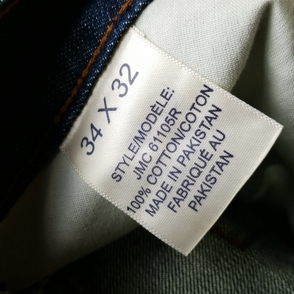 (34W/32L) NWT Denver Hayes Men's Relaxed Fit Regular Rise Jeans ❤ 100% Cotton - Picture 4 of 10